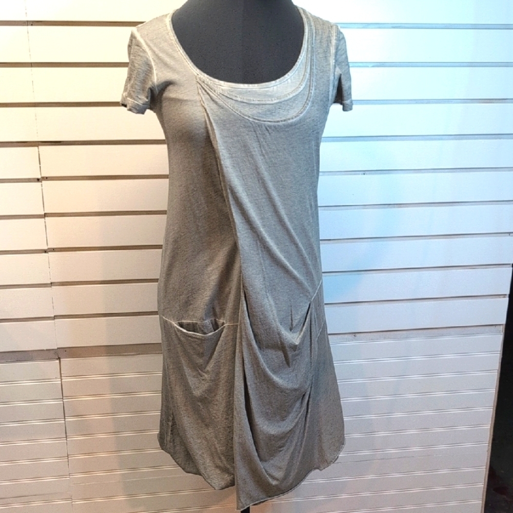 RUNDOLZ Black Label Avant Garde 100% Cotton Dress Size XS EUC